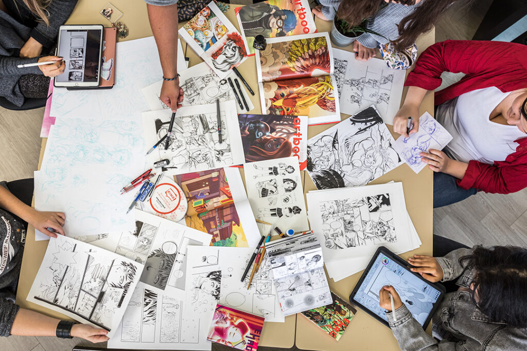 Cours manga japonais français